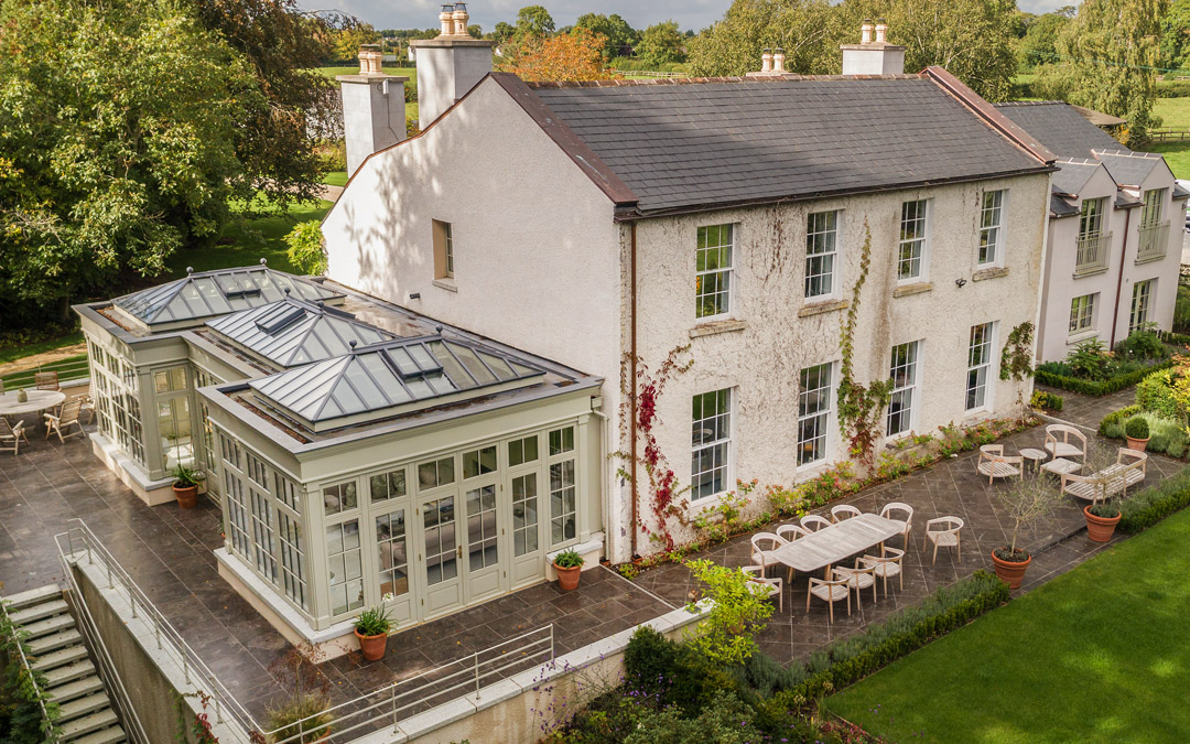 A country house conservatory in Ireland