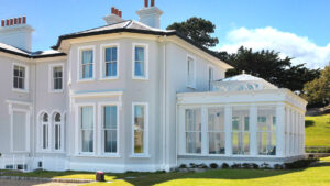 hardwood orangery interior