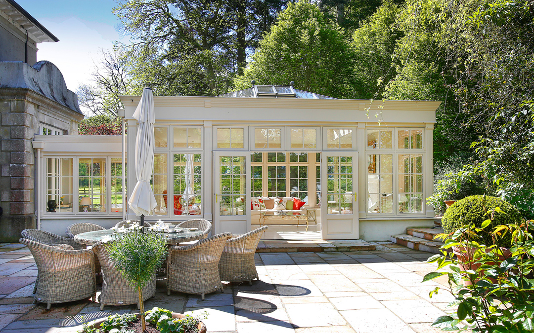 A country house conservatory in Ireland